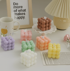 Bubble Cube Aromatherapy Candle – Aesthetic Home Décor & Gift Idea