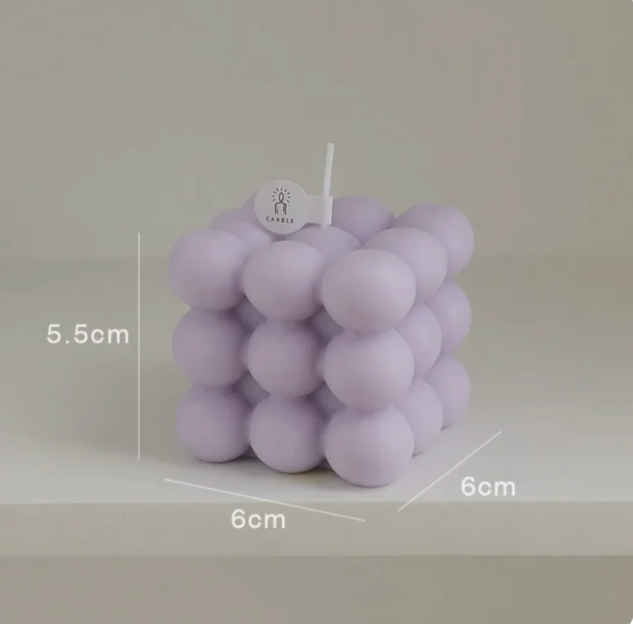 Bubble Cube Aromatherapy Candle – Aesthetic Home Décor & Gift Idea