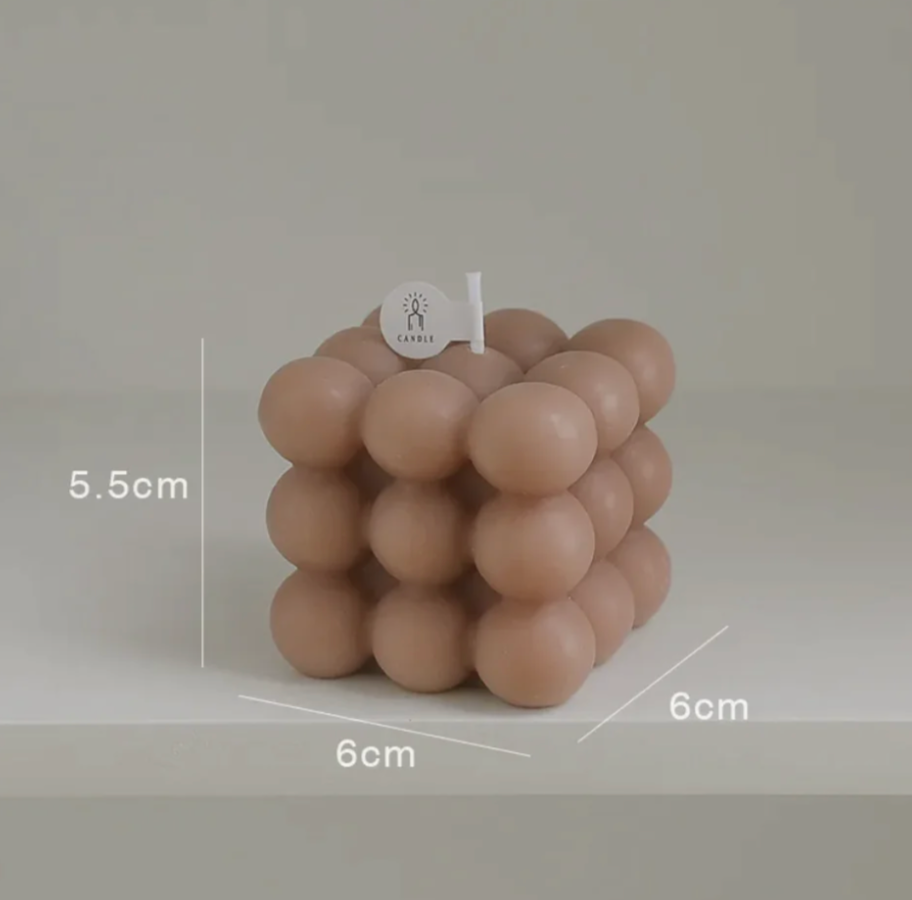 Bubble Cube Aromatherapy Candle – Aesthetic Home Décor & Gift Idea