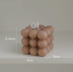 Bubble Cube Aromatherapy Candle – Aesthetic Home Décor & Gift Idea