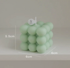 Bubble Cube Aromatherapy Candle – Aesthetic Home Décor & Gift Idea