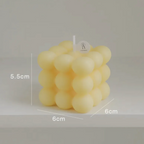 Bubble Cube Aromatherapy Candle – Aesthetic Home Décor & Gift Idea